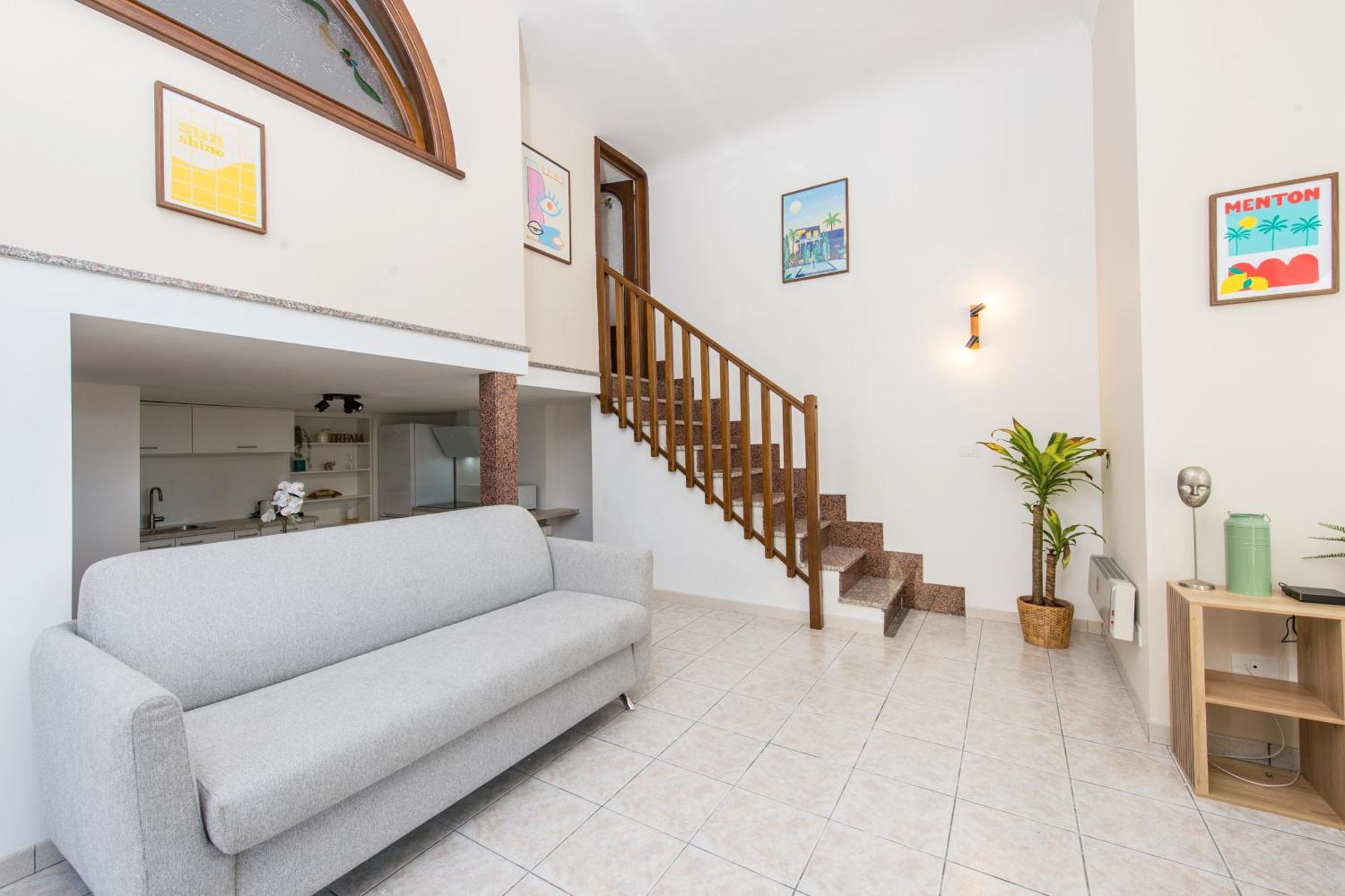 Oliviers -Agreable 2 Pieces Dans Maison Bourgeoise Menton Kültér fotó